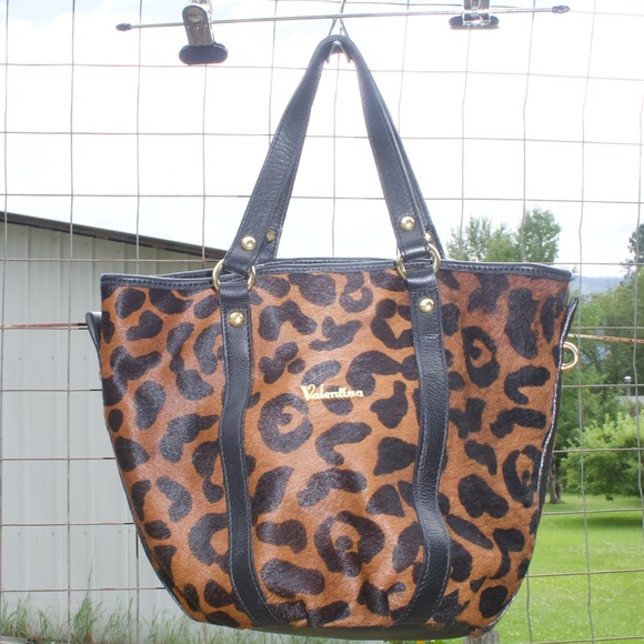 Vintage Valentina Leopard Tote - Picture 5 of 11